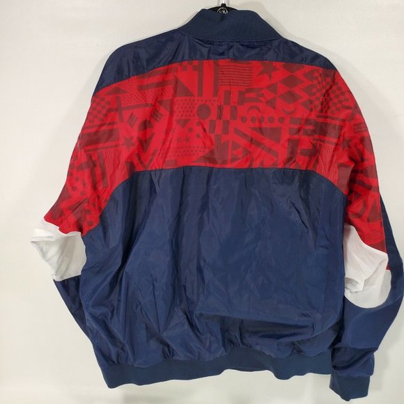 Air Jordan Flight Legacy FIBA Jacket Red/White/Blue CJ9082-451 Men’s Size XL NWT - Picture 3 of 11